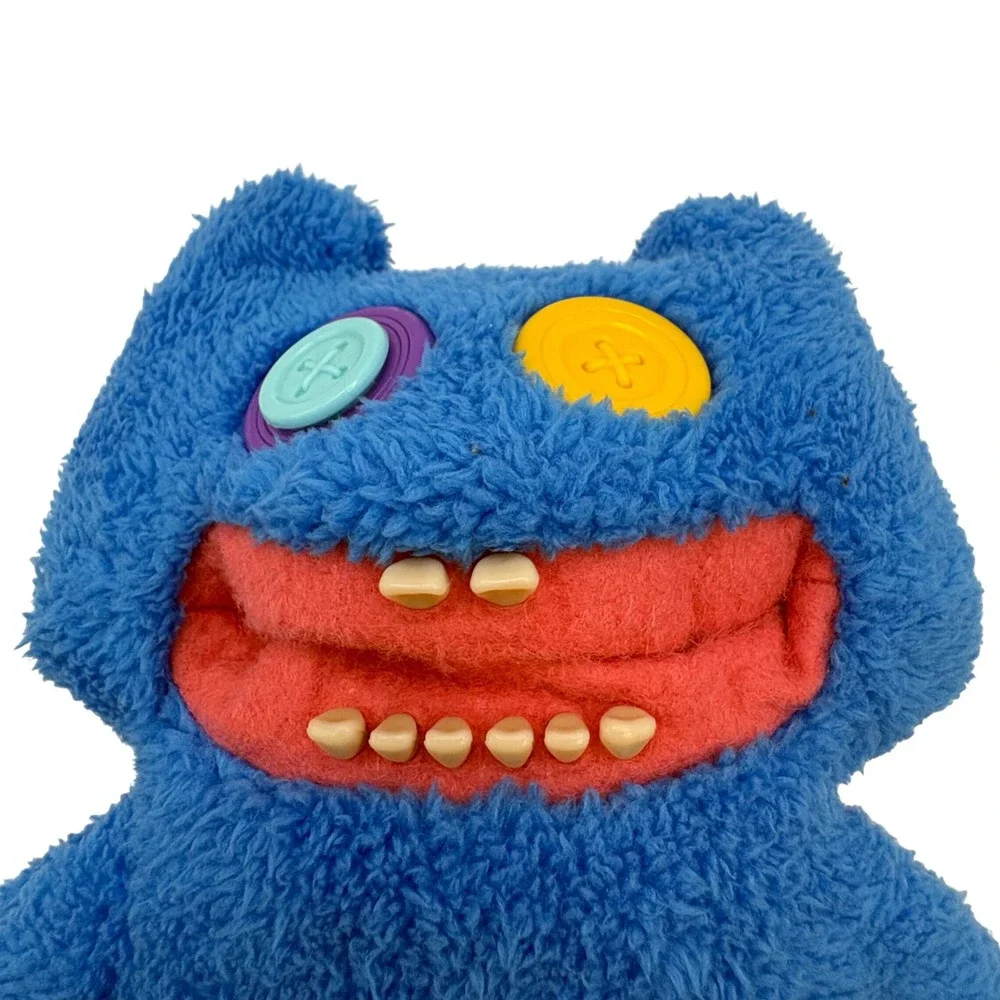 Fuggler Chaos Crew Stinkface Blue Plush Toy Weird Core Cute Ugly Monster‎ 9